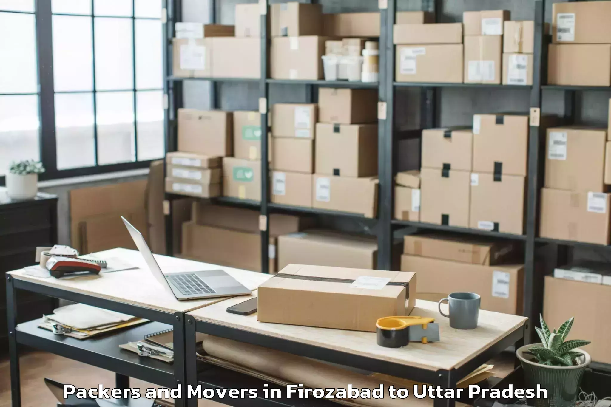 Reliable Firozabad to Maharishi University Lucknow Packers And Movers